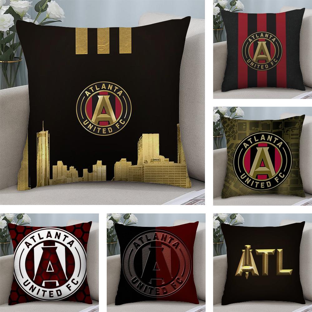 American Cities Atlanta Cushion Cover Soft Plush Fabric DoubleSided Printed Sofa Cushion Cover for All Seasons Home Decor Gift