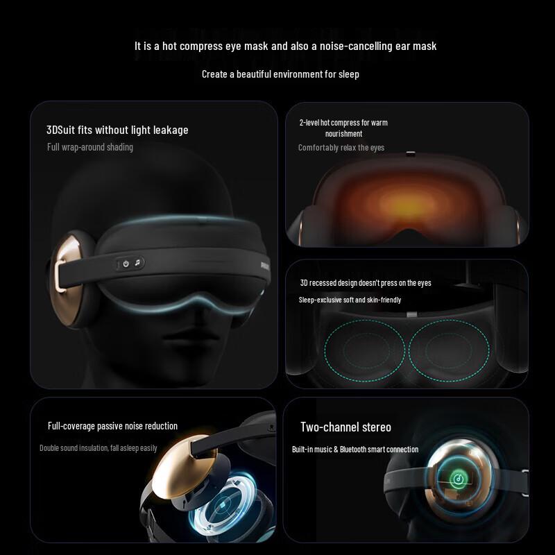 Philips Массажер для глаз с функцией теплового компресса, штекер CN (адаптер в комплекте)