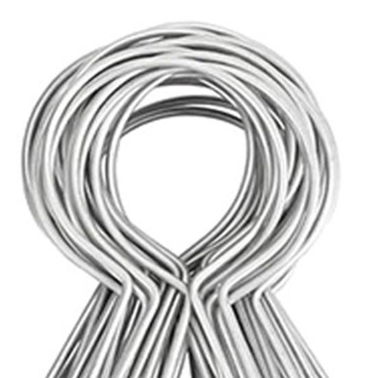 100 шт. оцинкованных зажимов для проволоки для забора, простая установка, надежные металлические зажимы для столбов забора для любителей делать все своими руками