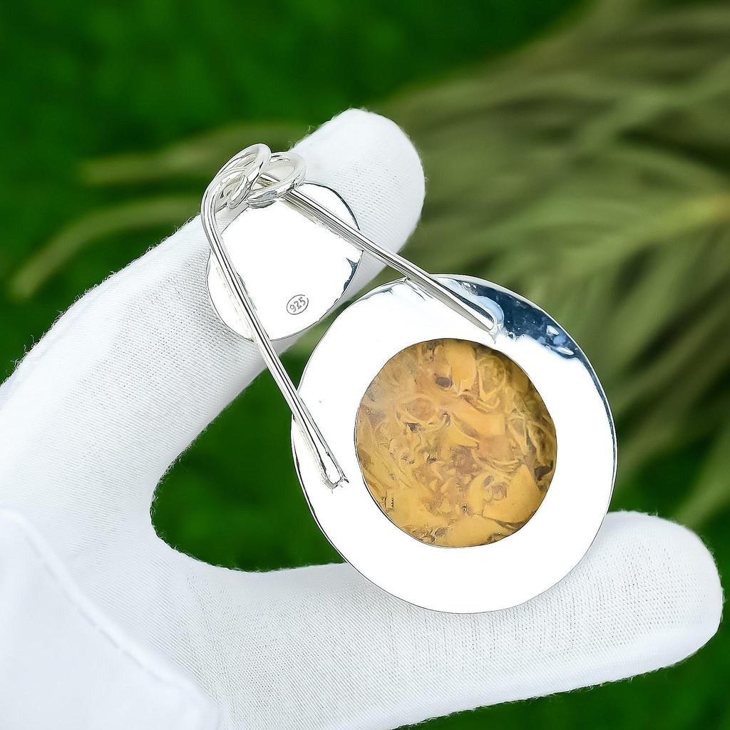 Подарок для женщин Подвеска Серебро 925 пробы Натуральный камень Мариам Яшма