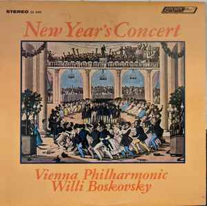 LP Record WILLI BOSKOVSKY WIENER PHILHARMONI  New Years Concert CS6555 LONDON 1967 US Classical Used