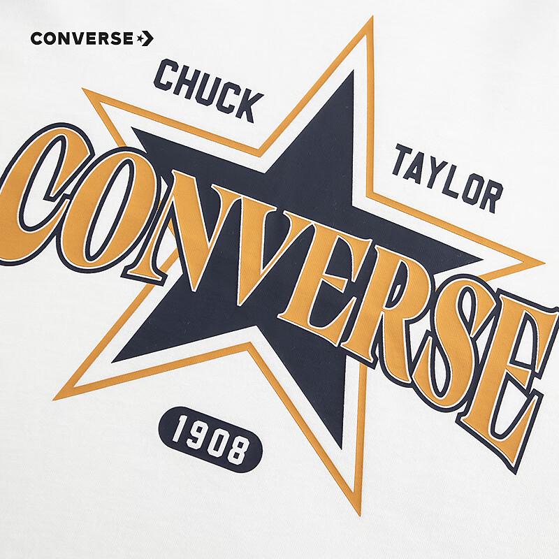 Converse Детская ретро футболка с длинным рукавом и графическим принтом