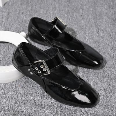 Модная женская обувь на плоской подошве Модная универсальная обувь с острым носком Французские туфли Мэри Джейн Женская новая летняя обувь с мягкой подошвой и шапочкой