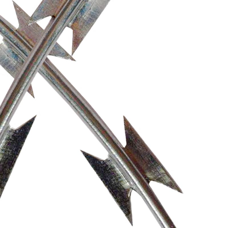 Galvanized Anti-Climb Security Razor Wire