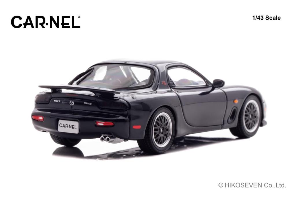 Hiko Seven CARNEL Масштабная модель Mazda Type RZ 1998 Brilliant Black Готовая модель CN439813 1/43 RX-7 (ФД3С)