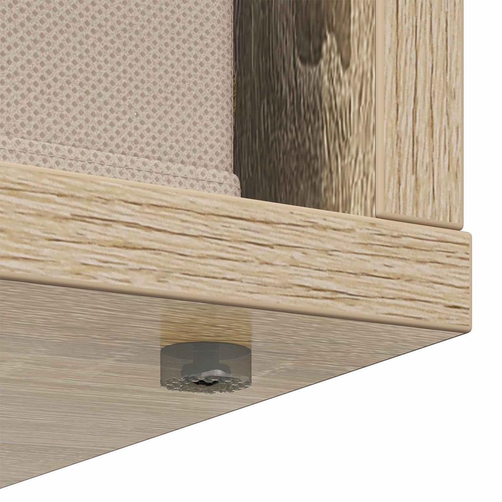 Sideboard with Drawers Sonoma Oak 88.5 x 29 x 84.5 cm