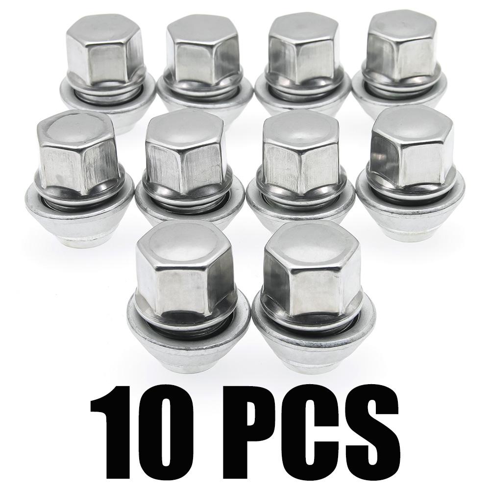 M12x1.5 Car Wheel Lug Bolt Nuts Tire Alloy For Ford Fiesta Mondeo C-Max MK1 MK2 MK3 Bolt Stud Tyre Alloy Wheel Nuts SFN-12150033