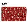 Festive Snowflake Area Rug Christmas Door Mat, Entrance Rug, 35" x 24" Non-Slip Washable Heavy Duty Mud Scraper Mat Welcome Water Absorbent
