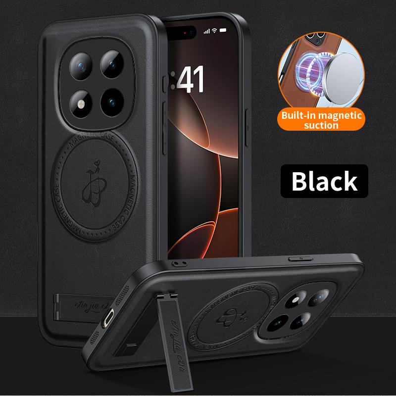 Кожаный чехол-подставка для Redmi Note 1 Pro+ Магнитная обложка для беспроводной зарядки Ударопрочный корпус для Redmi Note1 1pro