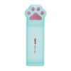 Cute Cat Paw Pencil Case - Soft, Frosted, Standable, and Customizable Cartoon Pencil Box