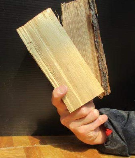 No36 Solo Camping Hardwood Firewood and Softwood Firewood 2-piece Set (includes Kindling) Length Approx. 17cm Home Delivery 80 Size Compact Size