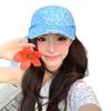 Cute Star Strap Headscarf Hat Children Summer Thin Korean Big Head Circumference Showing Face Small Sunshade Sun Protection Cap