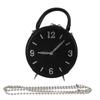 Shoulder Bag for Women PU Leather Waterproof Modern Clock Handbag Small Cell Phone Purse with 2 Way