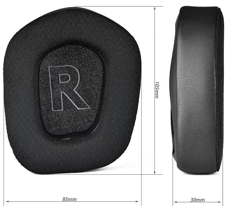 Earpads, Sponges for Logitech G733 G335 G535 GEL FILLING Black
