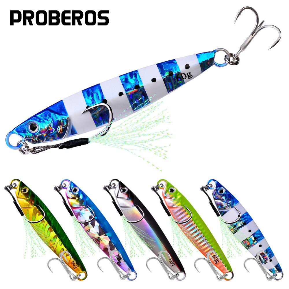 Lure Luminous Long Throw Lead Fish Metal Bait Sea Fishing Bionic False Bait Submerged Bait