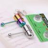 Fashion Colorful Rock Trendy Vibrating Tongue Ring Body Piercing Jewelry With 2 Batteries