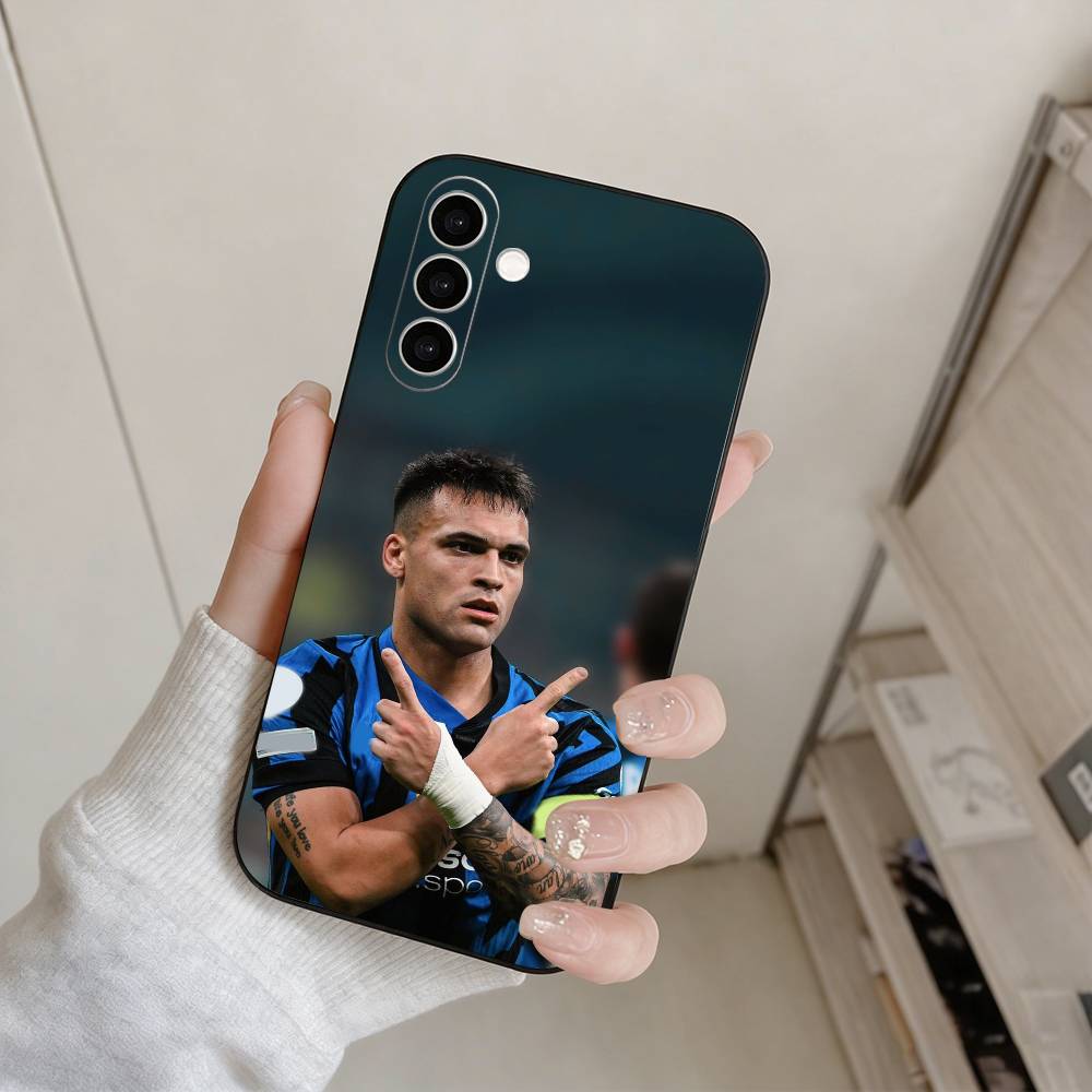 Чехол для телефона Lautaro Martinez для Samsung Galaxy A73, A72, A71, A70, A53, A52, A51, Другие Мягкий черный чехол