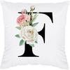 Initial Pillow Covers 18x18 - Monogram L Pillow Cover, Initial Letter Throw Pillow Cover, Monogram Pillow Case L, Monogrammed Gifts for Women, L