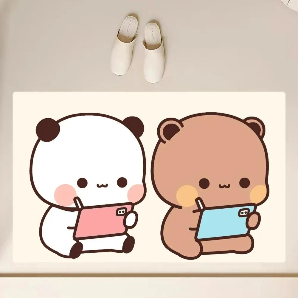 Милый коврик для двери Dudu Bubu Нескользящий для ванной, спальни, кухни, прихожей Полиэстер Ковер для гостиной Коврик для прихожей Декор для дома