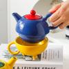 Фарфоровый чайник и набор чашек Tea For One Декор для дома и кухни Керамическая посуда для чая
