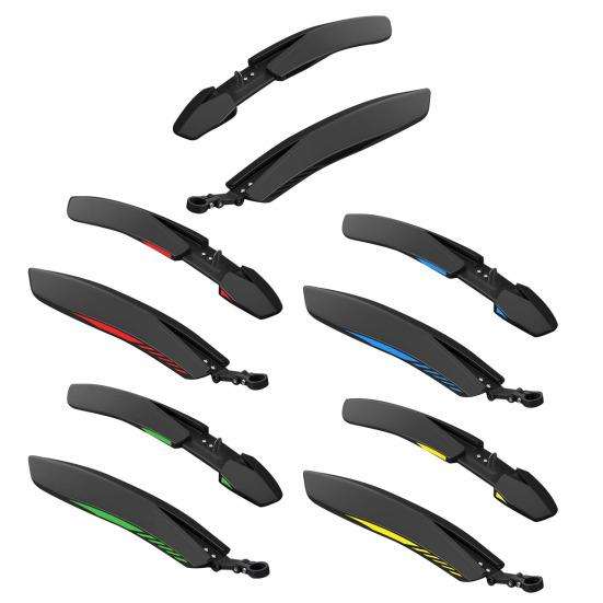 2 шт. велосипедное крыло светоотражающее водонепроницаемое легкое универсальное 24/26/27,5-дюймовое переднее заднее крыло для горного шоссейного велосипеда