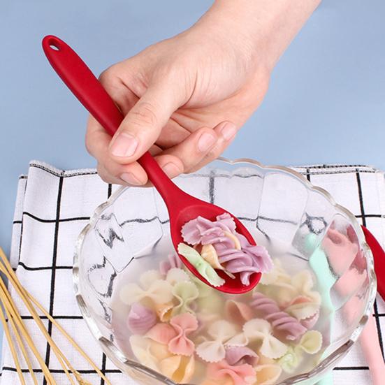 Ложка с прорезями, термостойкая кухонная ложка для приготовления пищи, антипригарное покрытие, не содержит BPA, длинная ручка, ковш, сито для смешивания, сервировки, перемешивания, наметки