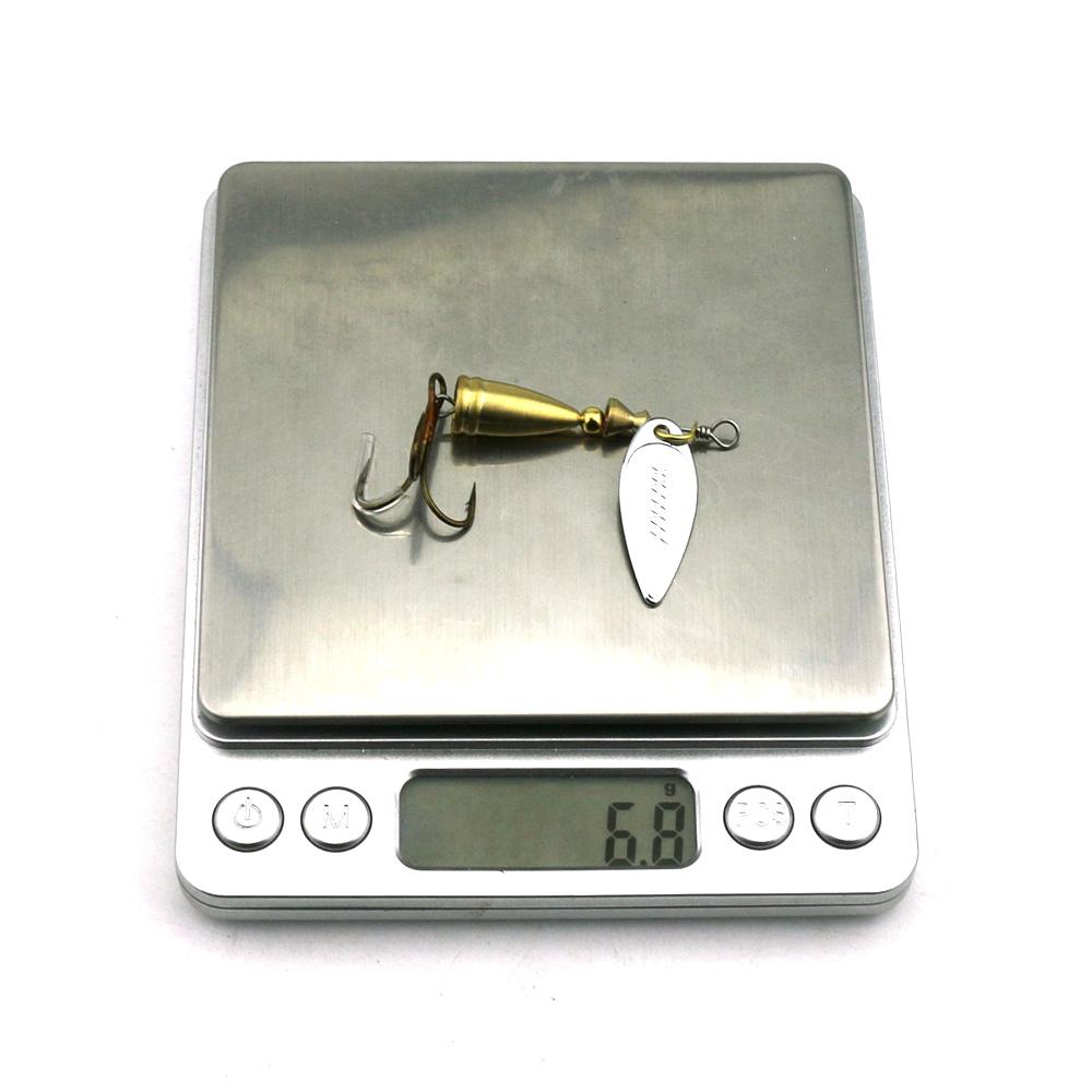 7,3 г рыболовная приманка с блестками, металлическая приманка для ложки, жесткая приманка с блестками и лезвием, жесткая приманка