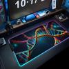 Игровой коврик для мыши RGB, большой светодиодный коврик, коврик для стола ПК, светящийся коврик для мыши, большие коврики для клавиатуры, ковер для стола с подсветкой