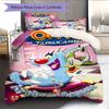 Oggy Glory Bedding Quilt Set Quilt Cover Pillowcase Home Decoration Birthday Gift (1 * duvet cover + 2 * pillowcase, without core)