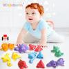 Dinosaur Alphabet Number Learning Toy for Toddler Double-Sided Montessori Color Congnition Learning Toy Fine Motor Skill Game