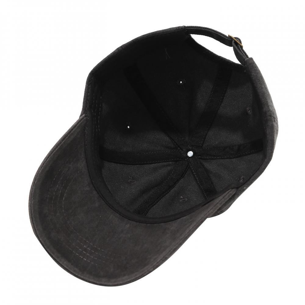 Special for the new trend Devil's Eye printed ripped washed visor unisex baseball cap