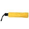 Portable 3 Folding Automatic Parasols Anti UV Sun Rain Umbrella Yellow For Outdoor Travel