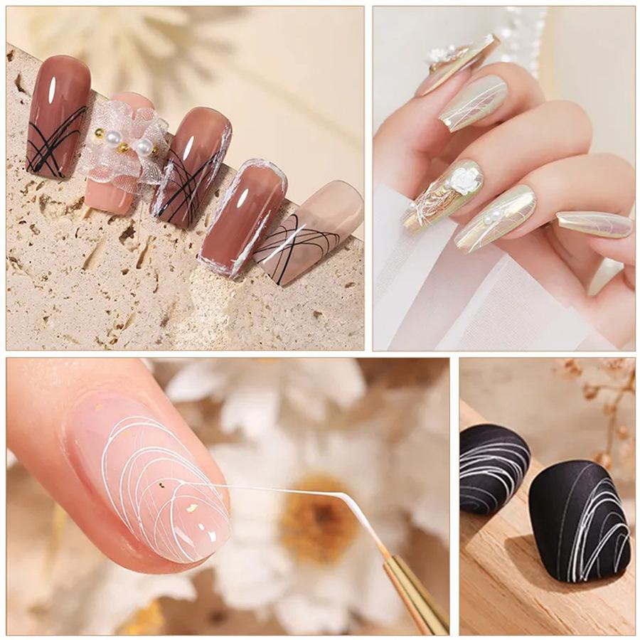 5 мл рисунок УФ гель для ногтей эластичная подводка DIY веб-лак паутина гель-паук цветочные типсы для ногтей