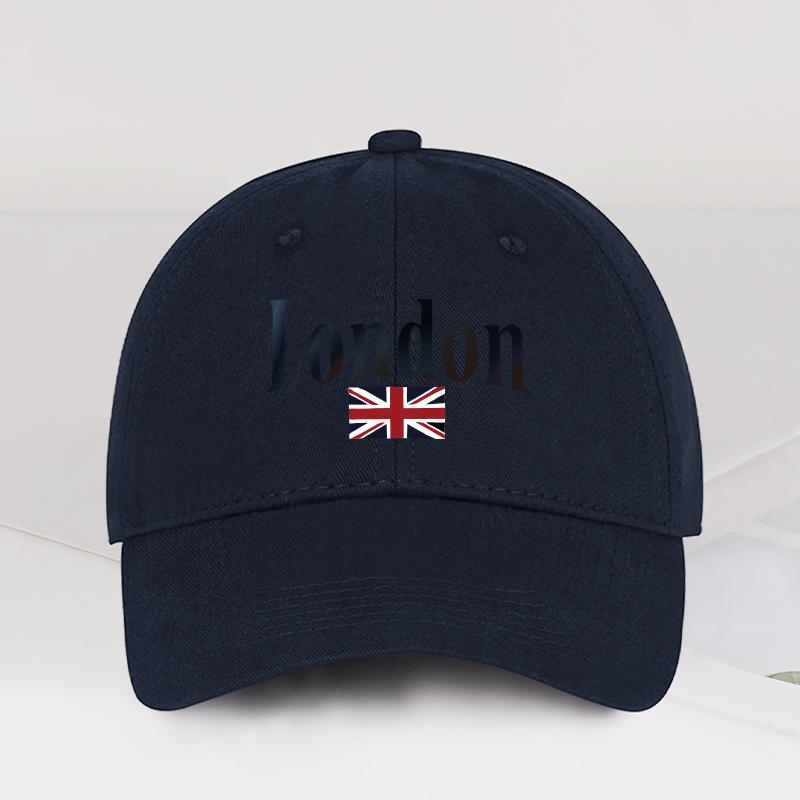 Лондонская Бейсболка с принтом Union Jack Британский Винтажный Минималистичный Стиль Для Ежедневных Поездок, Путешествий, Прогулок по Городу Идеальный Подарок Для Путешествий