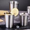 400/500ML Beer Cup Wide Mouth Drinking Cup Wine Cup Stainless Steel Cup  Restaurant
