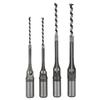 4Pcs Square Hole Drill Bits Woodworking Bearing Steel Wood Drilling Tools Set 6‑9.5mm
