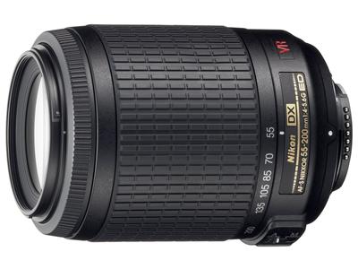 Nikon Телеобъектив с переменным фокусным расстоянием DX VR Zoom Nikkor Только для формата Nikon DX AF-S 55-200mm f/4-5.6G IF-ED