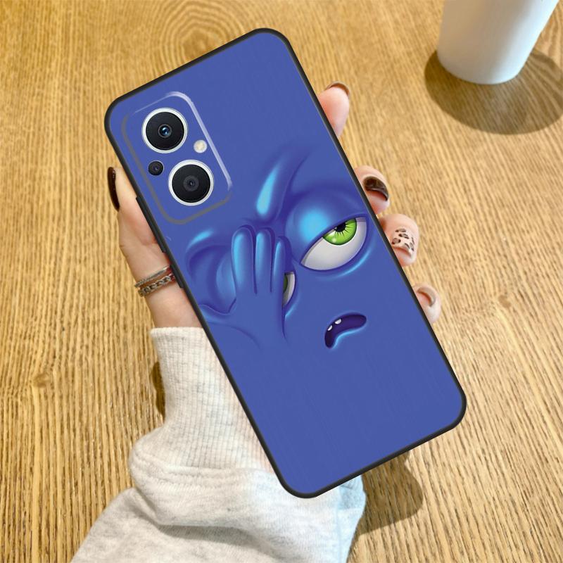 3D забавное лицо Милый чехол Funda для OPPO Reno 7 8 Lite 14 F 13F 12F 11F 13 12 11 10 Pro OPPO Find X9 X8 X6 X5 Pro