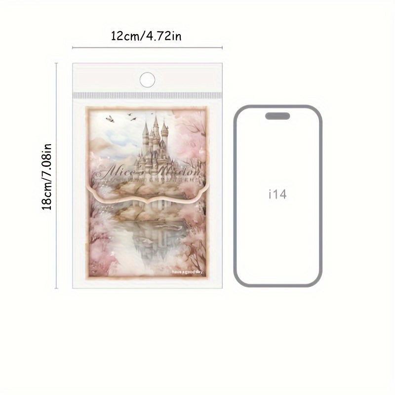 50 листов/упаковка, винтажный фэнтезийный фон, дворцовый цветок, материал для украшения, бумага, идеально подходит для журнала, скрапбукинга, сделай сам, принадлежности