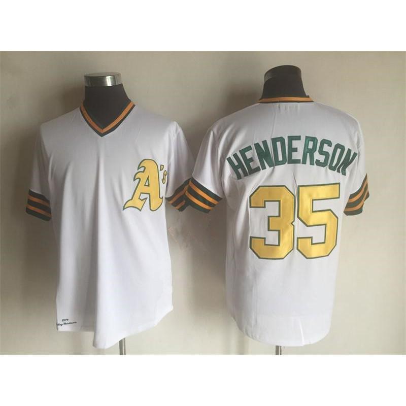 Retro Oakland Athletics Baseball Jersey Unisex Sportswear Embroidered Cotton Tee Gym Running Casual Wear