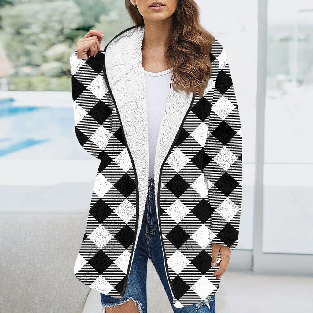 Женская модная осенне-зимняя толстая плюшевая куртка с карманами и длинными рукавами, топ