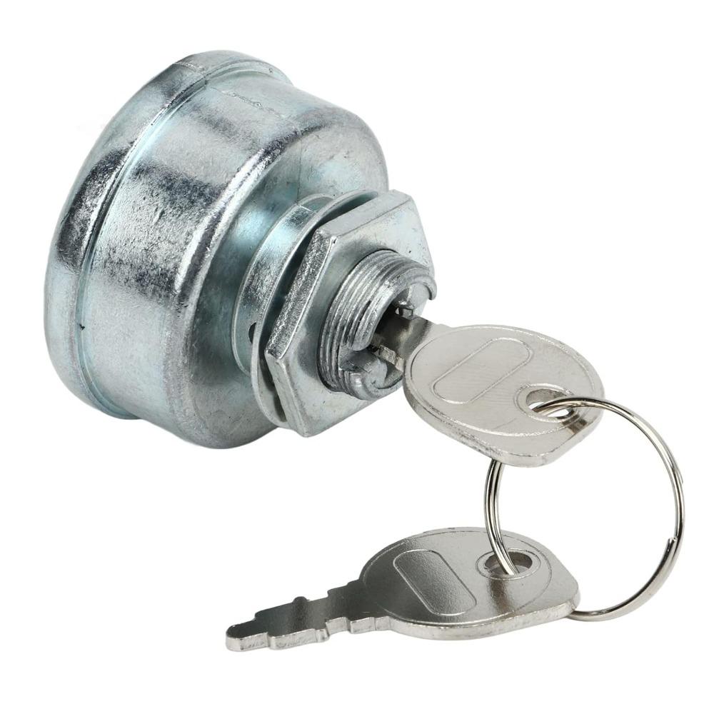 Metal Construction Starter Switch 2 Keys Included Ignition Starter Switch For Lawn Mower