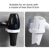 Nail Free No Drilling Blower Organizer Hair Dryer Holder Adhesive Wall Mounted Bathroom Shelf