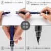 Pentel Brush Pen Pentel Brush Pen Cartridge Black Quick-Drying 10-Pack XFRPD-A