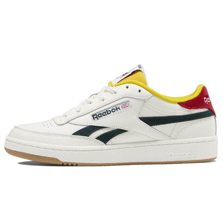 Reebok Club C Revenge Модные Повседневные Низкие Кроссовки Унисекс Кроссовки Белый Зеленый GY1765