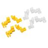 100pcs Door Lock Rod Clip 69293?12030 Left Right Yellow White Replacement for Camry Celica Corolla