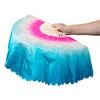 Hot Sell Dancer Practice Long Imitation Rayon Silk Fans Belly Dancing Fan Long Silk Fans Silk Fans