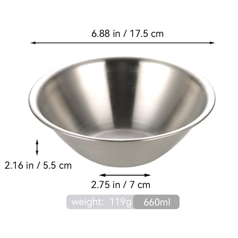 Салатник из нержавеющей стали корейской V-образной формы золотого цвета - однослойный, с закатанным краем, миска для хот-пота, приправ или закусок для ресторанов.