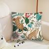 Fashion Leopard symmetry cushion cover Pillow Case Plush Fabric Soft Double Sided Print Sofa Cushion Cover Throw Pillow Covers