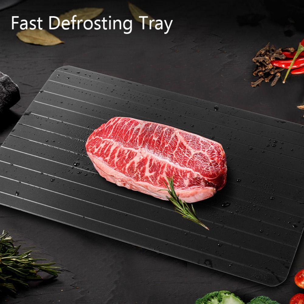 Aluminum Alloy Thawing Plate Large Size Defrost Food Tray Modern Fast Defrosting Tray